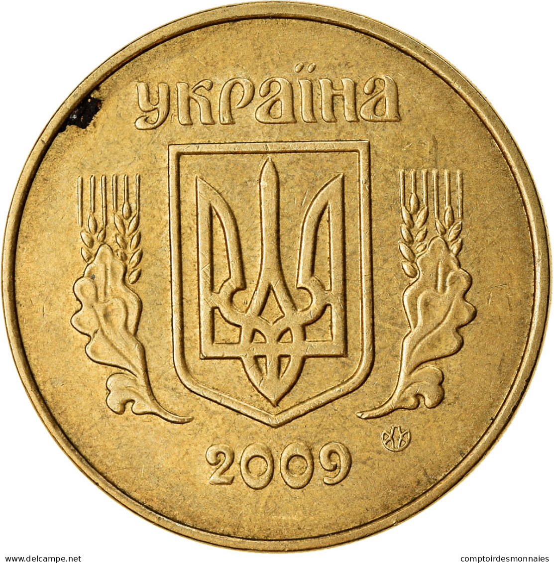 Monnaie, Ukraine, 50 Kopiyok, 2009, Kyiv, TTB, Aluminum-Bronze, KM:3.3b - Ukraine