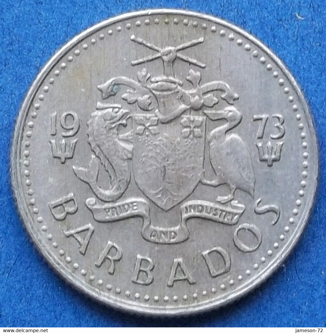 BARBADOS - 10 Cents 1973 "tern" KM# 12 Member Of The Commonwealth, Independent Republic (1966) - Edelweiss Coins - Barbades