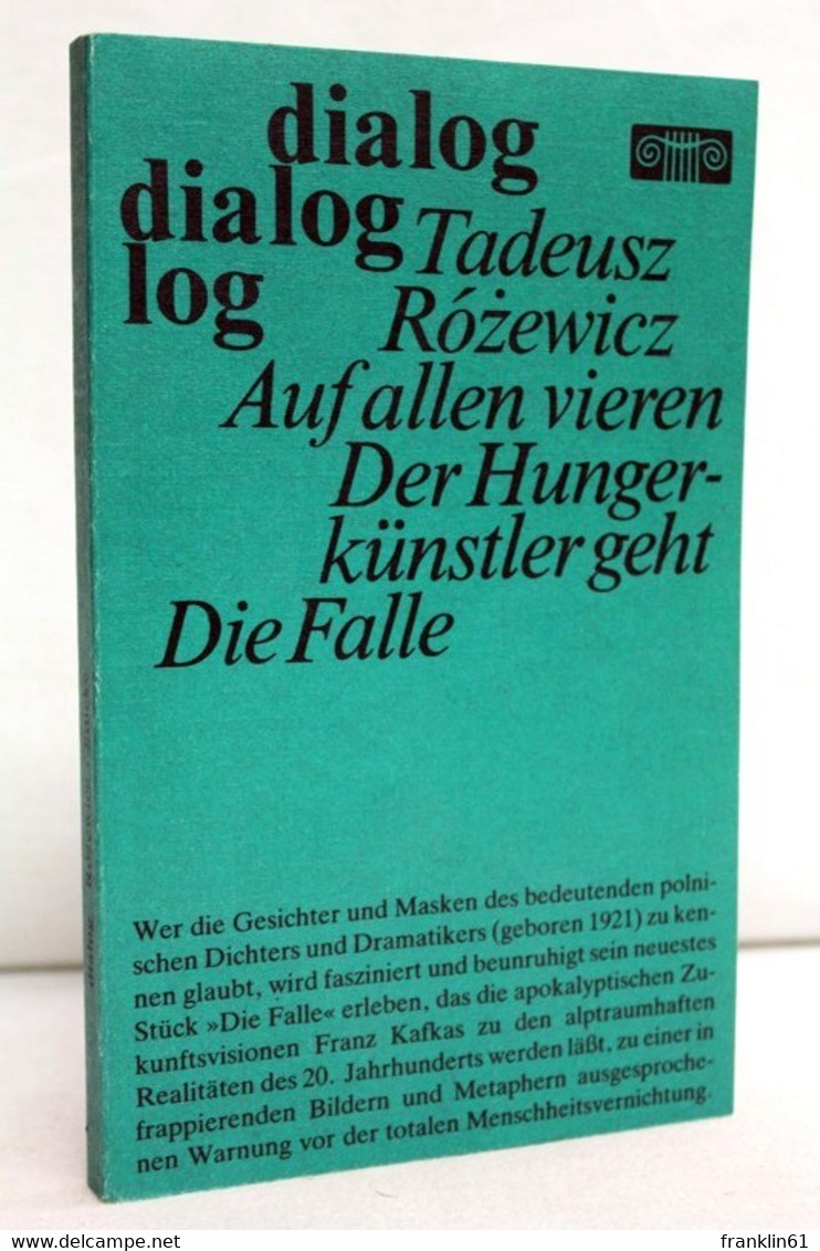 Auf Allen Vieren. Der Hungerkünstler Geht. Die Falle. - Theater & Tanz