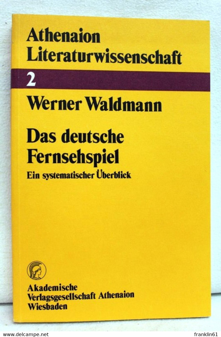 Das Deutsche Fernsehspiel : Ein Systematischer Überblick. - Theatre & Dance