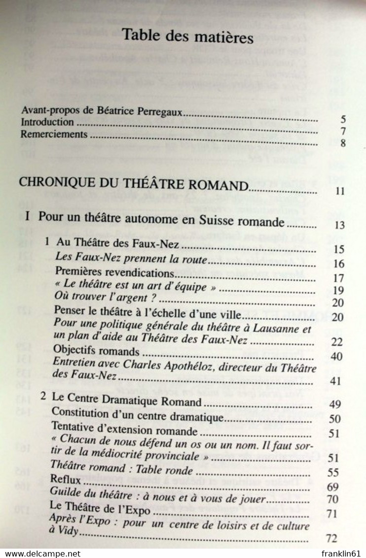 Cris Et Ecrits. Textes Sur Le Théâtre (1944-1982) Réunis Et Présentés Par Joël Aguet. - Théâtre & Danse