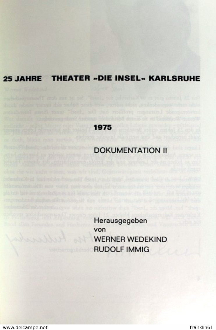 25 Jahre Theater Die Insel Karlsruhe. - Theater & Tanz