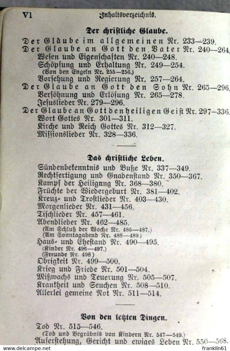 Gesangbuch für die evangel.-luth-Kirche in Bayern.