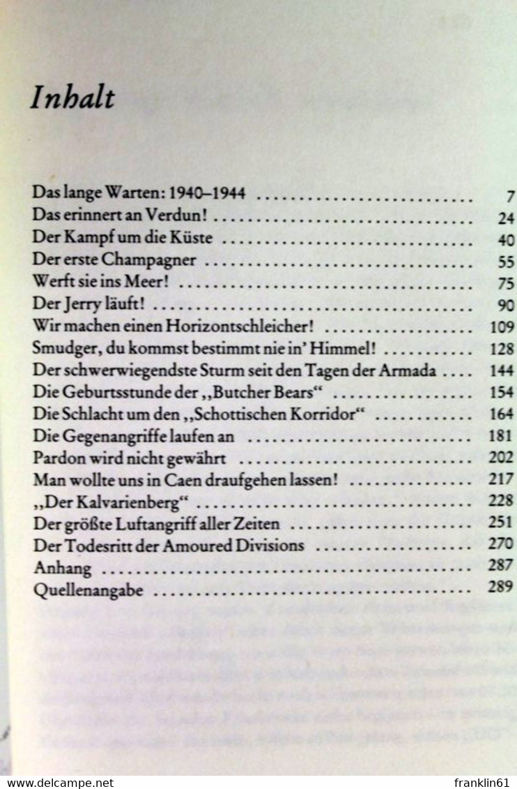 Der Untergang Der Heeresgruppe Rommel. Caen 1944. - Militär & Polizei