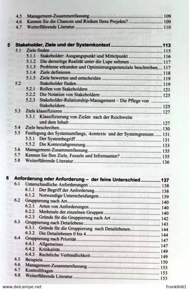 Requirements-Engineering Und -Management. Professionelle, Iterative Anforderungsanalyse Für Die Praxis. - Technical