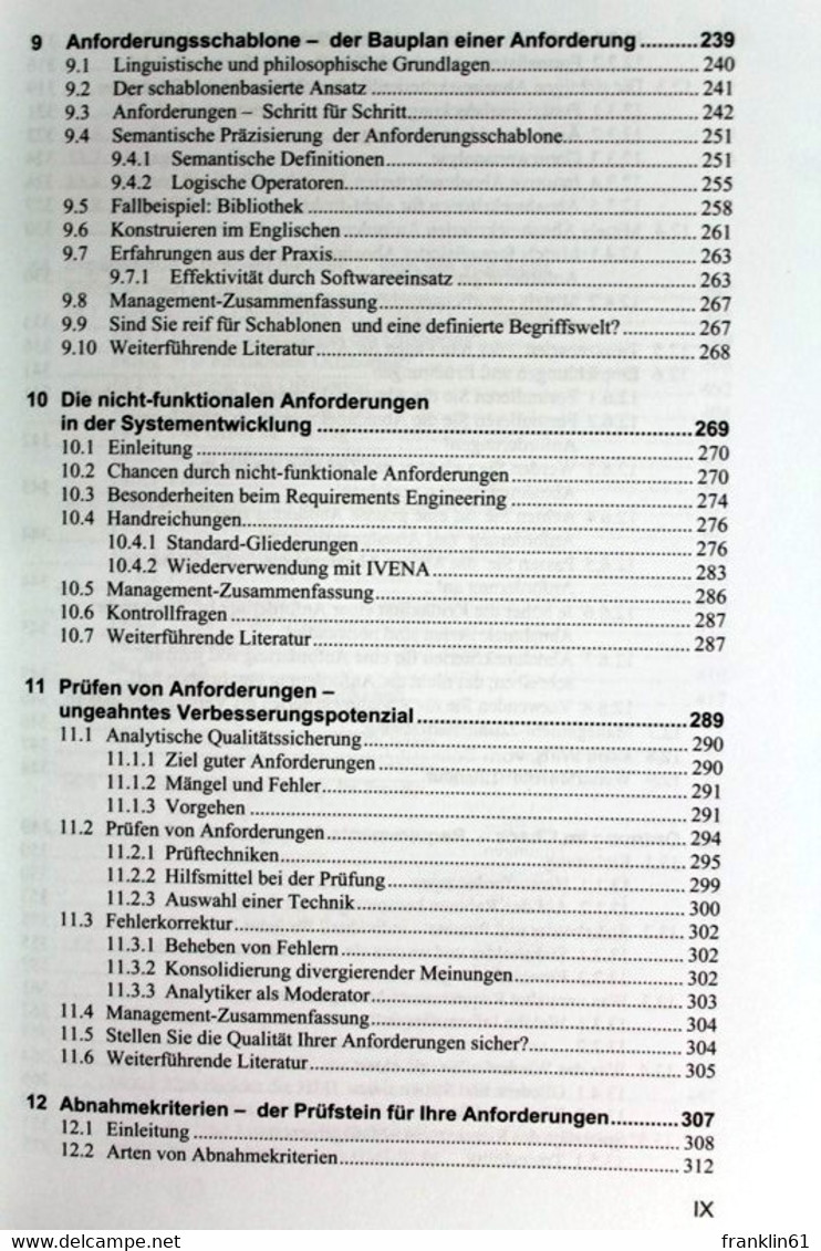 Requirements-Engineering Und -Management. Professionelle, Iterative Anforderungsanalyse Für Die Praxis. - Technical