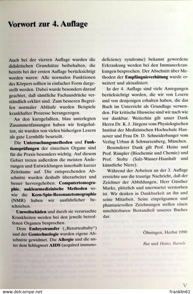 Physiologie : Lehrbuch Und Atlas ; 23 Tabellen. - Lexika