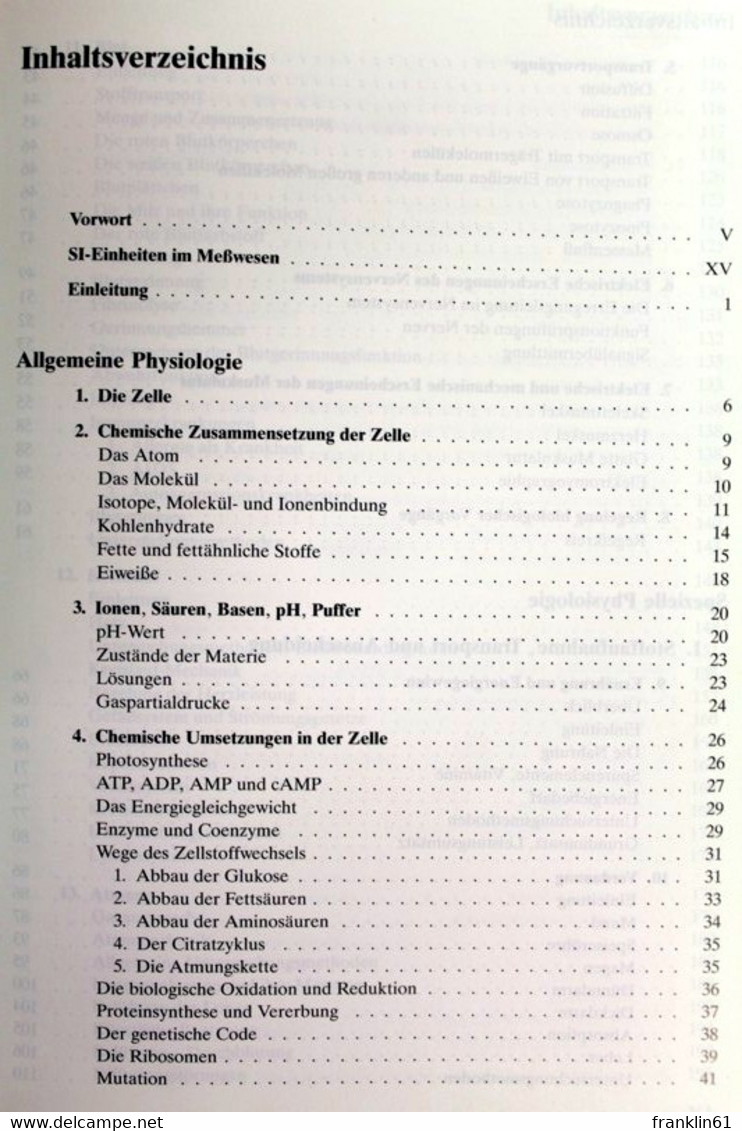 Physiologie : Lehrbuch Und Atlas ; 23 Tabellen. - Lexicons