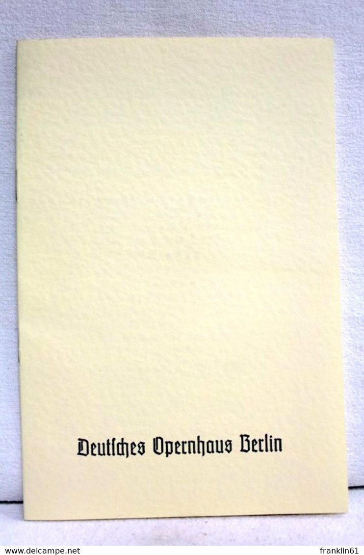 Deutsches Opernhaus Berlin, Der Vorhang. Schwarzer Peter. - Theatre & Dance