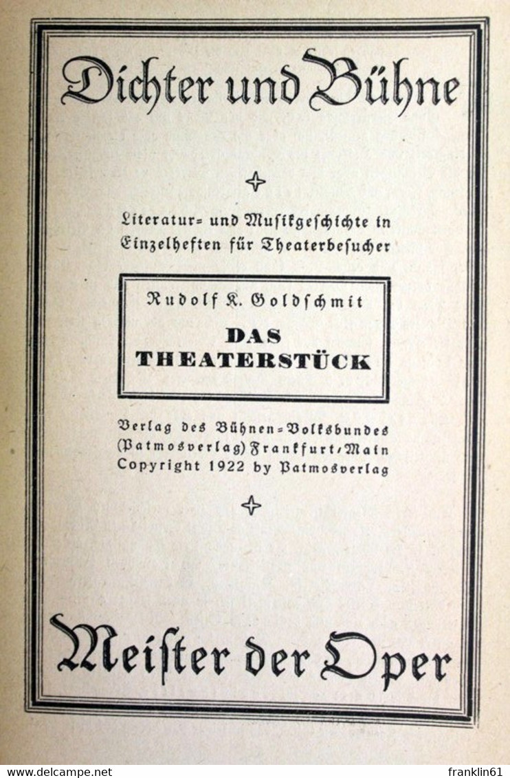 Das Theaterstück. - Théâtre & Danse