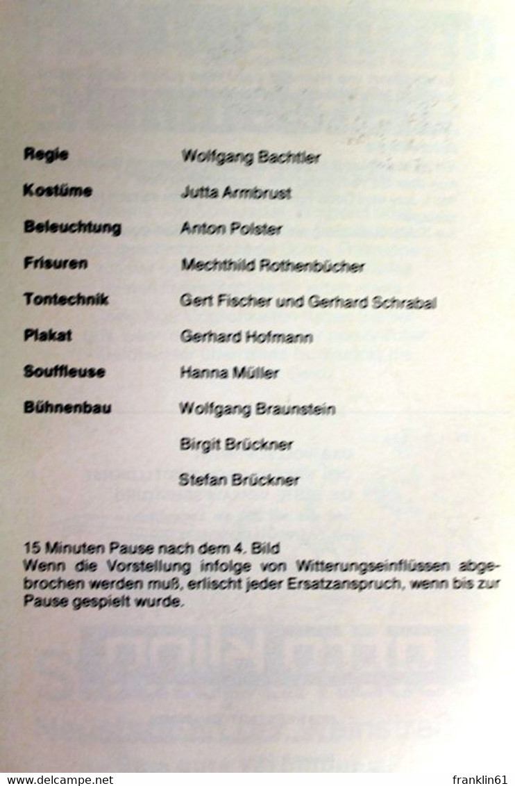 Ein Dorf Ohne Männer. Lustspiel In Sieben Bildern. 25 Jahre Neustadter (Weinstr.) Schauspielgruppe. - Theater & Tanz