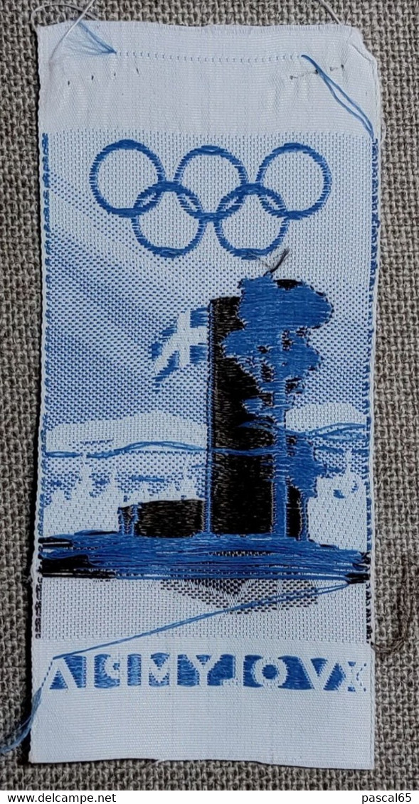 Ecusson/patch Tissus 15eme Jeux Olympiques D'été Helsinki 1952 Finlande (location De Tentes Pour Les Jeux) - Apparel, Souvenirs & Other