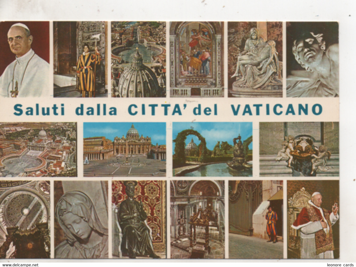 Cpa.Vatican.Saluti Dalla Citta'del Vaticano Multi-vues - Vatican