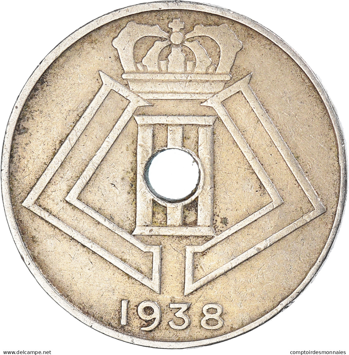 Monnaie, Belgique, 10 Centimes, 1938 - 10 Centimes