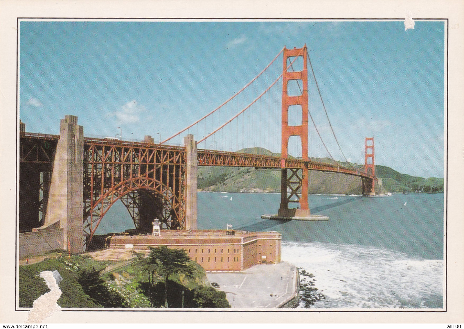 A20048 - SAN FRANCISCO THE GOLDEN GATE BRIDGE LE PONT USA UNITED STATES OF AMERICA BAUMGARTNER EXPLORER IMPRIME EN CEE - San Francisco