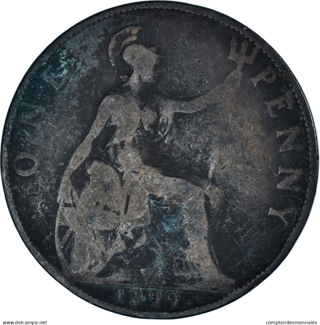 Monnaie, Grande-Bretagne, Penny, 1899 - D. 1 Penny