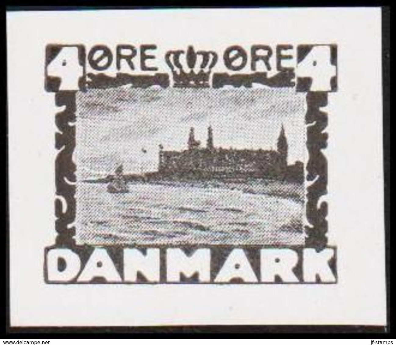 1930. DANMARK. Essay. Kronborg. 4 øre. - JF525143 - Proofs & Reprints