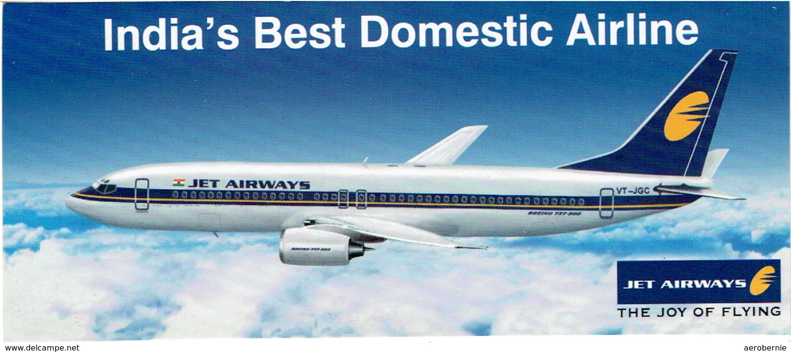 Aufkleber Jet Airways  - Boeing 737-800 (Indien) - Autocollants