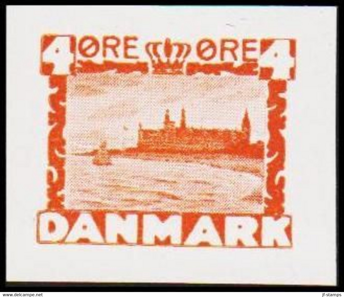 1930. DANMARK. Essay. Kronborg. 4 øre. - JF525148 - Proofs & Reprints