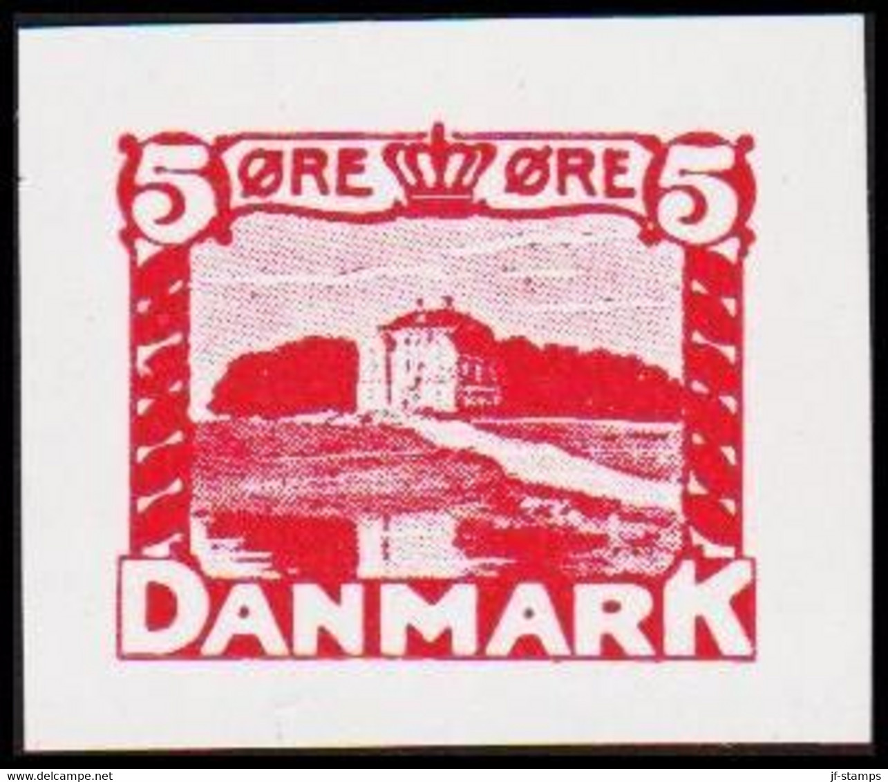 1930. DANMARK. Essay. Eremitageslottet. 5 øre. - JF525158 - Prove E Ristampe