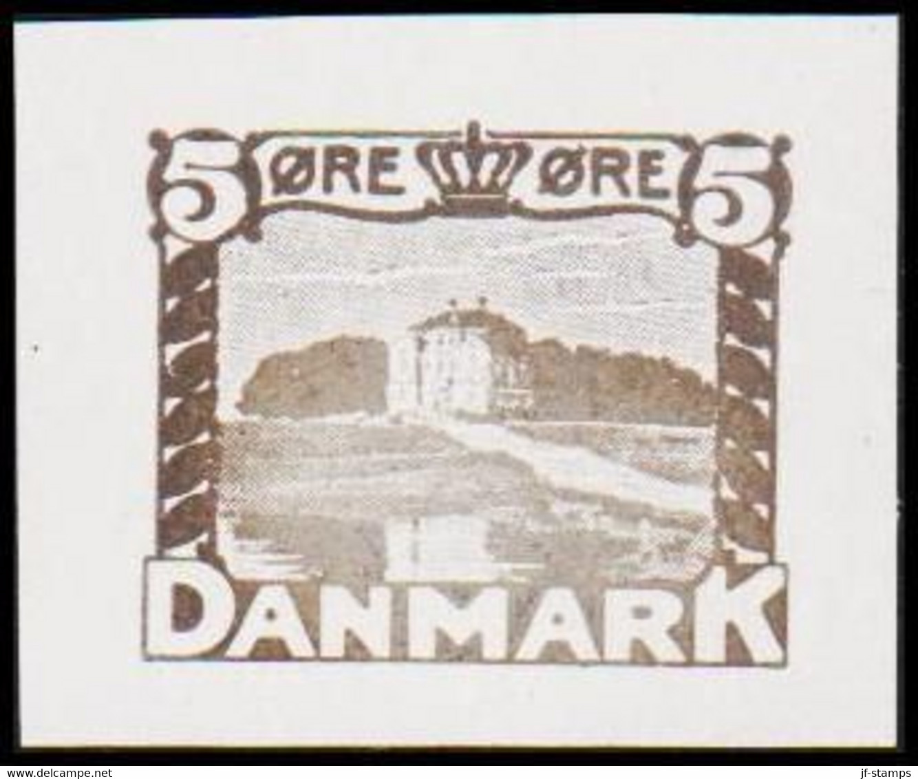 1930. DANMARK. Essay. Eremitageslottet. 5 øre. - JF525162 - Probe- Und Nachdrucke