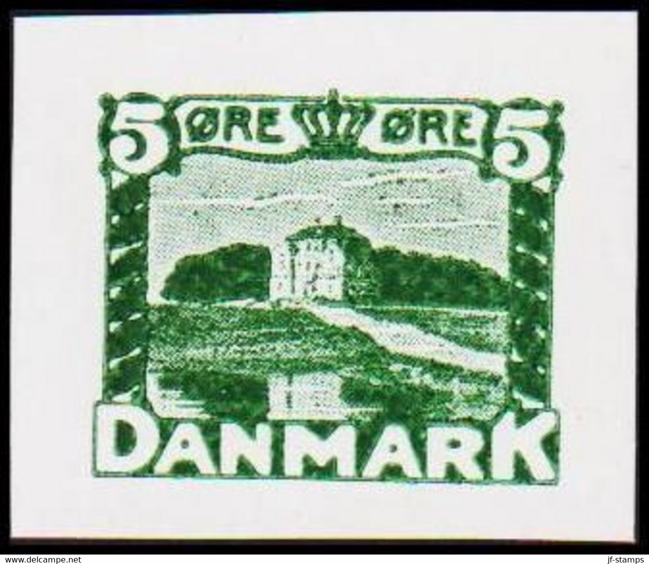 1930. DANMARK. Essay. Eremitageslottet. 5 øre. - JF525165 - Proofs & Reprints