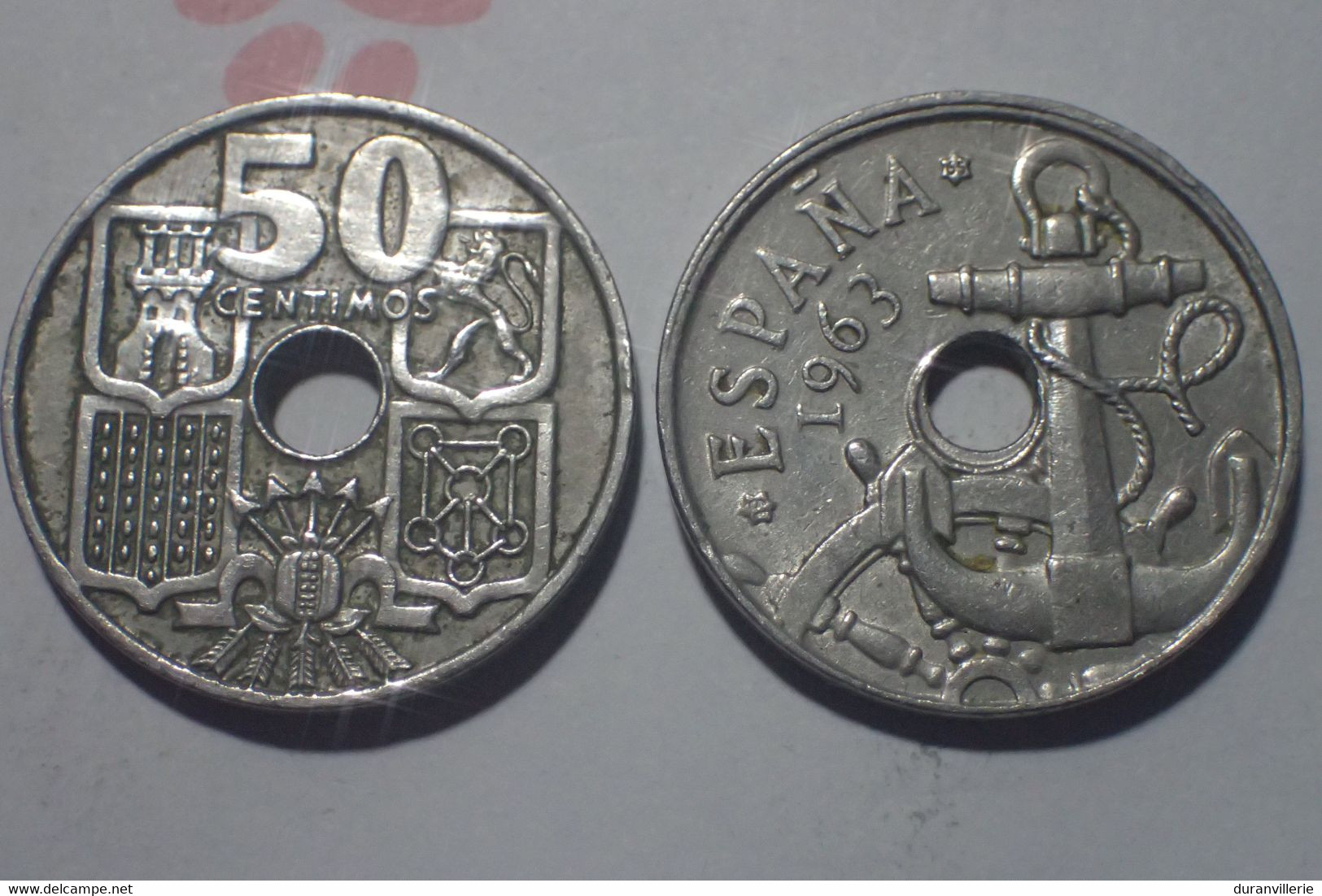 ESPAGNE Spain 50 Centimos 1963 - 50 Centiem