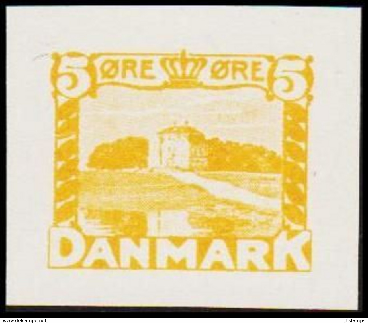 1930. DANMARK. Essay. Eremitageslottet. 5 øre. - JF525171 - Proofs & Reprints