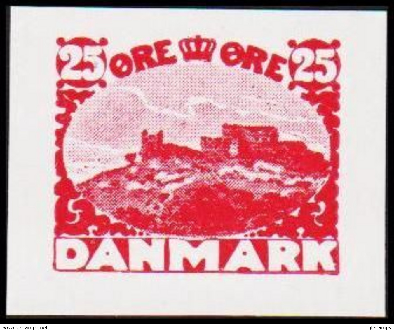 1930. DANMARK. Essay. Hammershus Bornholm. 25 øre. - JF525189 - Prove E Ristampe