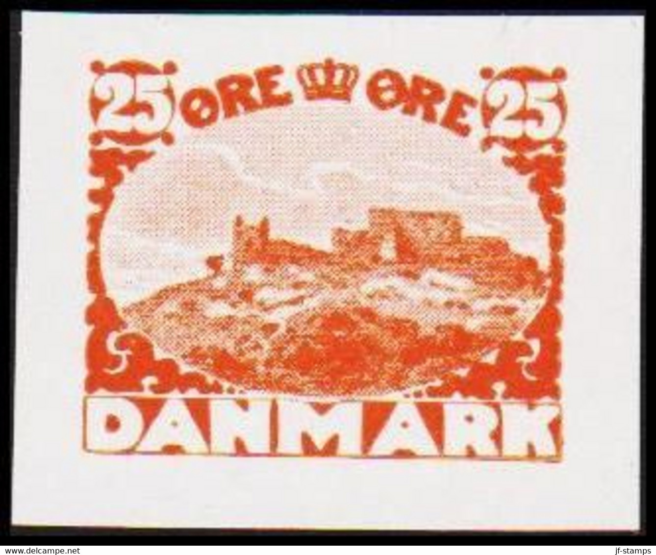 1930. DANMARK. Essay. Hammershus Bornholm. 25 øre. - JF525191 - Probe- Und Nachdrucke