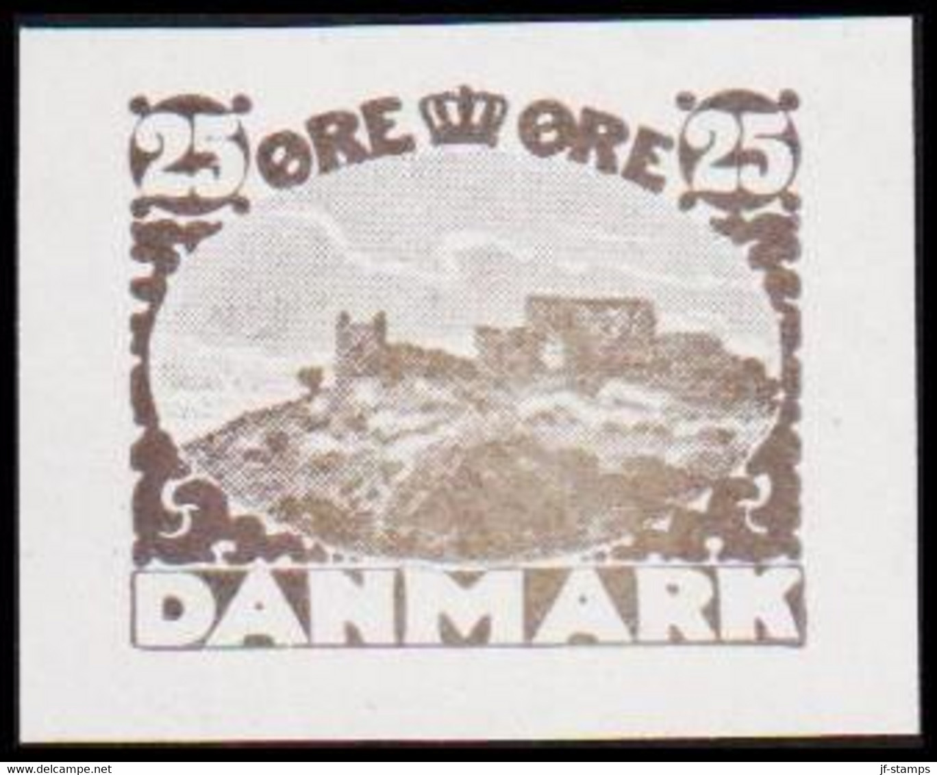 1930. DANMARK. Essay. Hammershus Bornholm. 25 øre. - JF525193 - Essais & Réimpressions