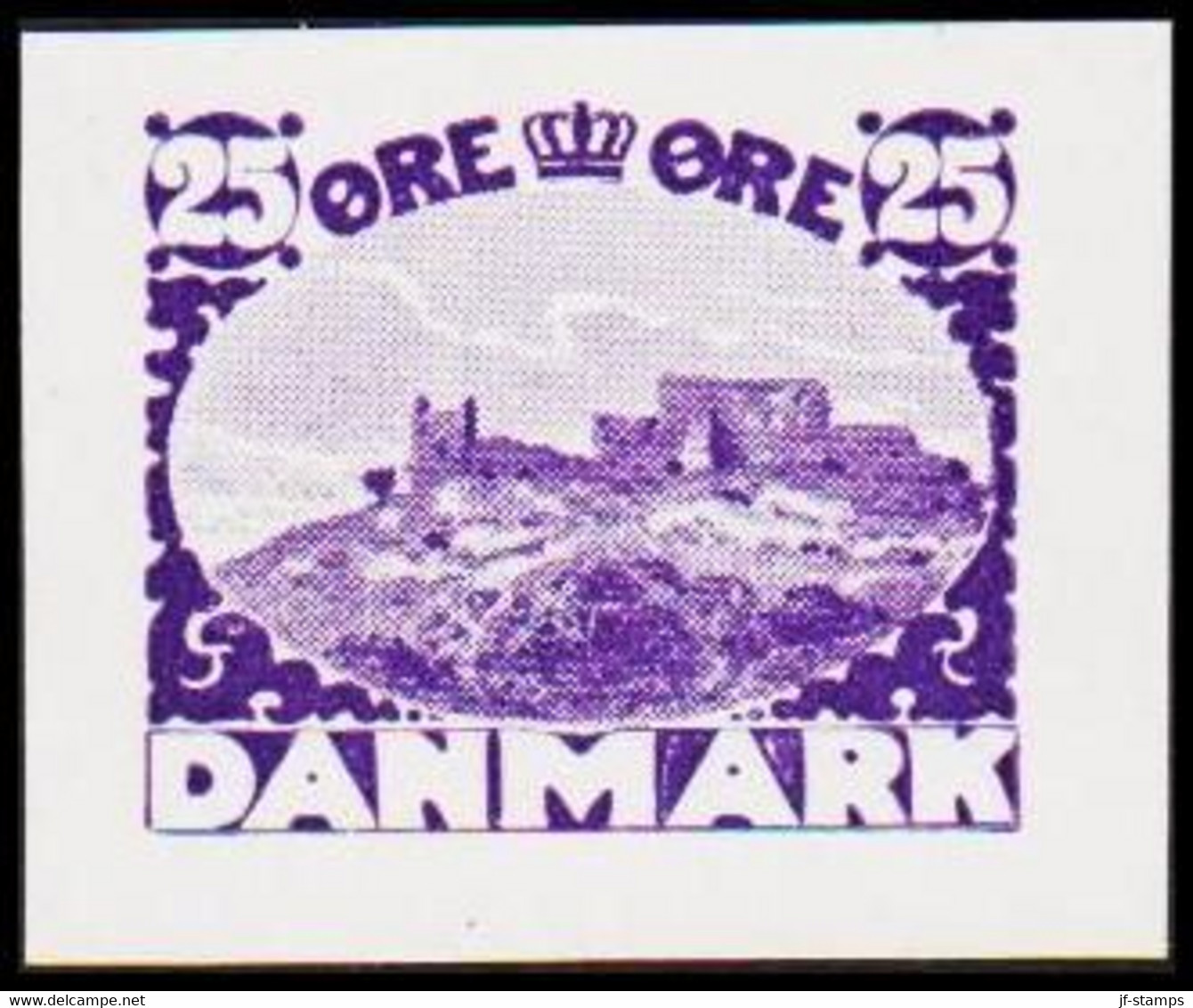 1930. DANMARK. Essay. Hammershus Bornholm. 25 øre. - JF525197 - Prove E Ristampe