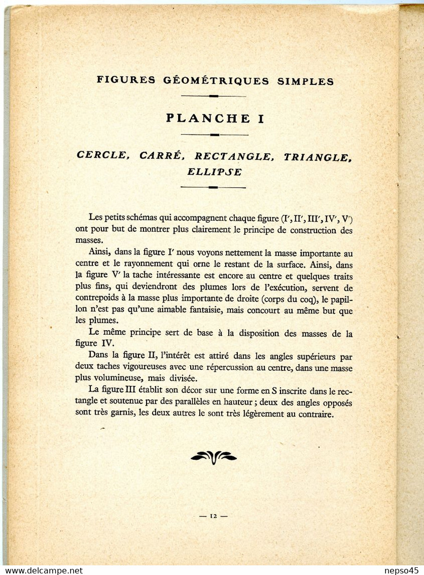 Art Déco.adaptation Décor à Forme.Art Industriel.Henri Mayeux Professeur D'art Décoratif Ecole Nationale Des Beaux-Arts. - Art Nouveau / Art Deco