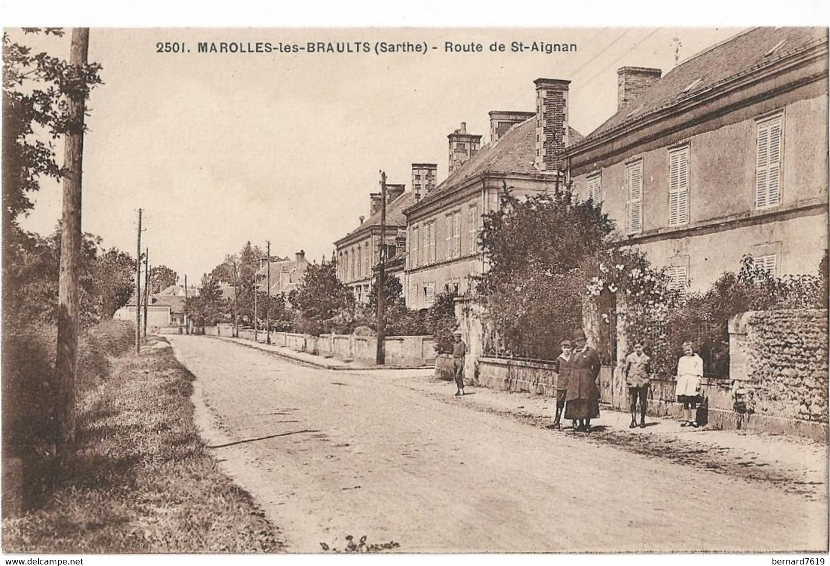 72    Marolles  Les Braults  -  Route De Saint Aignan - Marolles-les-Braults