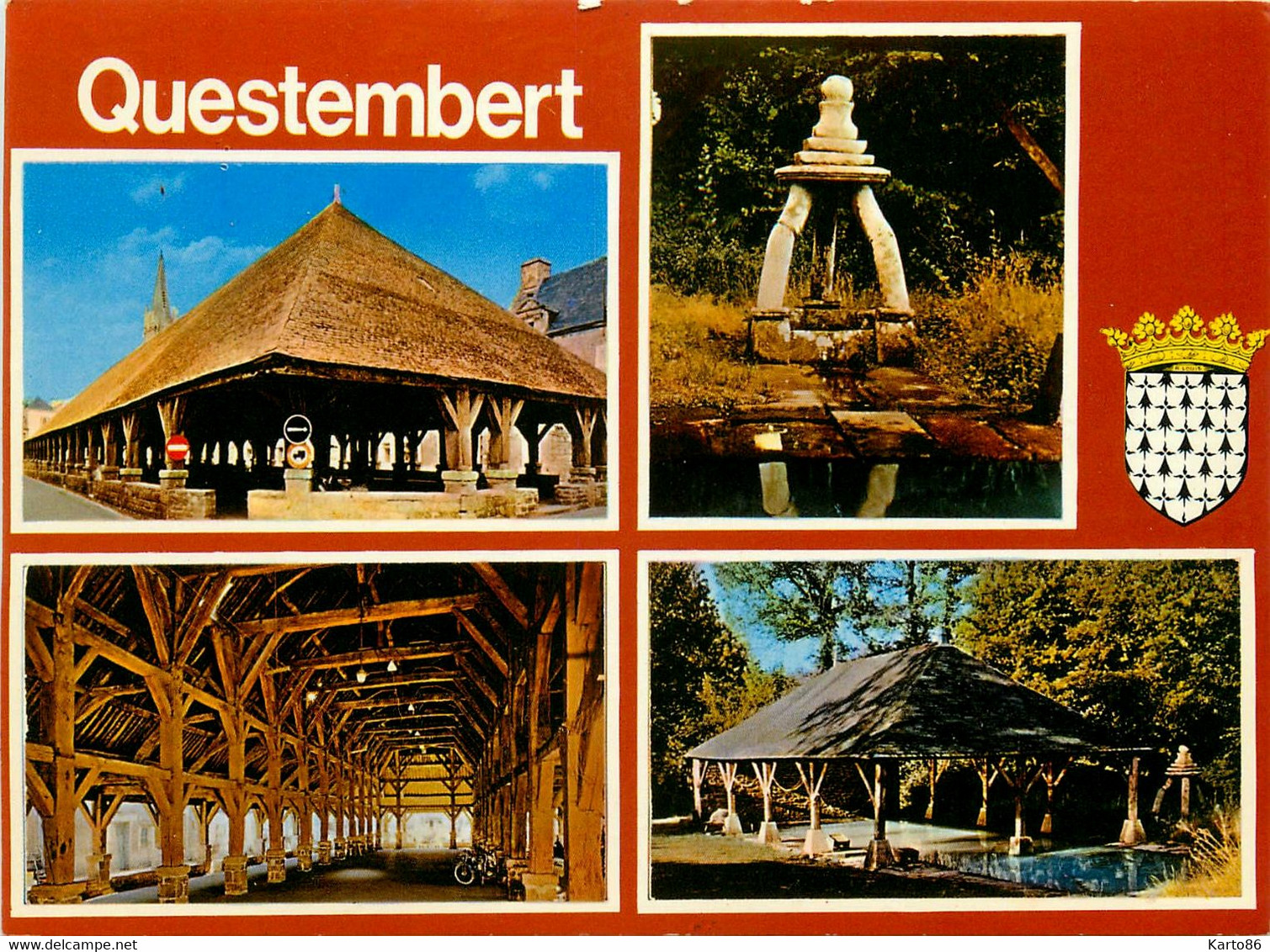 Questembert * Souvenir De La Commune * Cp 4 Vues - Questembert