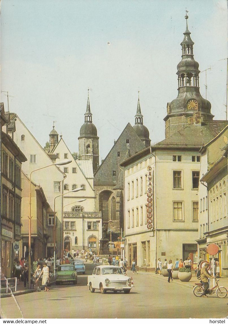 D-06295 Lutherstadt Eisleben - Marktplatz - Cars - Trabant - Nice Stamp - Lutherstadt Eisleben