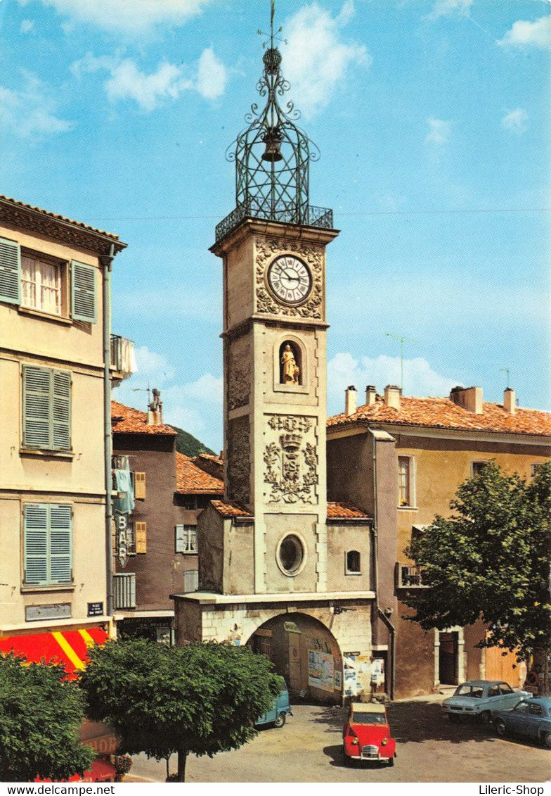 [04] SISTERON (Alpes-de-Hte-Prov.) Alt. 480 M La Tour De L'Horloge - Automobiles 2 Cv - 204 - Dauphine CPSM ♥♥♥ - Sisteron