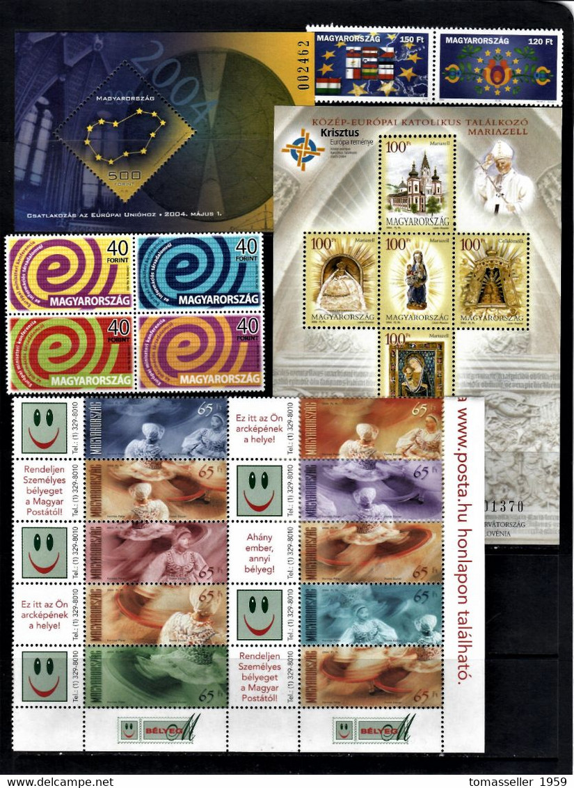 Hungary-2004  Year Set - 32 Issues.MNH - Full Years