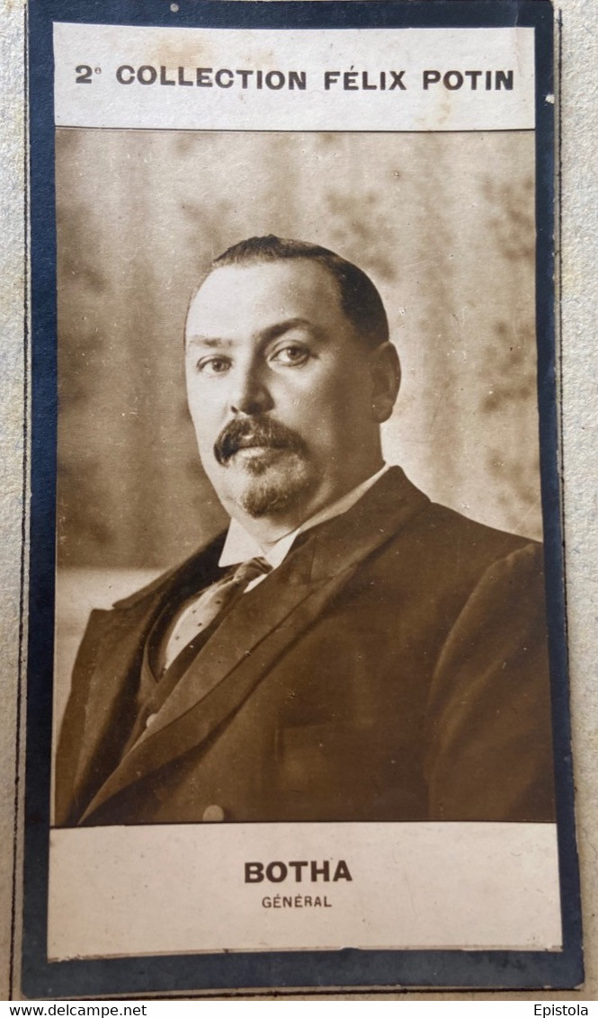► Général Louis BOTHA Né à Greytown Guerre Du Transvaal -  RARE  Photo Felix POTIN 1908 - Félix Potin