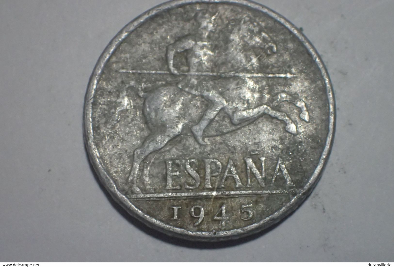 Espagne - Pièce De 10 Centimos 1945 (Gouvernement Nationaliste) - 10 Céntimos