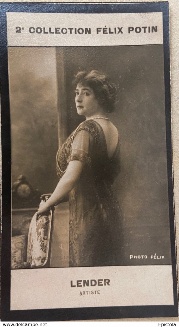 ► Marcelle Lender "Anne Marie BASTIEN"  Actrice Prise De Dos RARE   "  Photo  Felix POTIN 1908 - Félix Potin