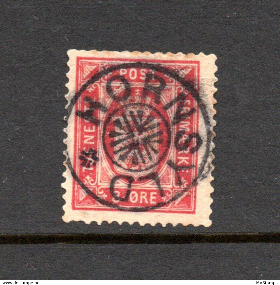 Denmark 1875 Old Service Stamps (Michel 6) Nice Used Hornsyld (star-cancel) - Officials