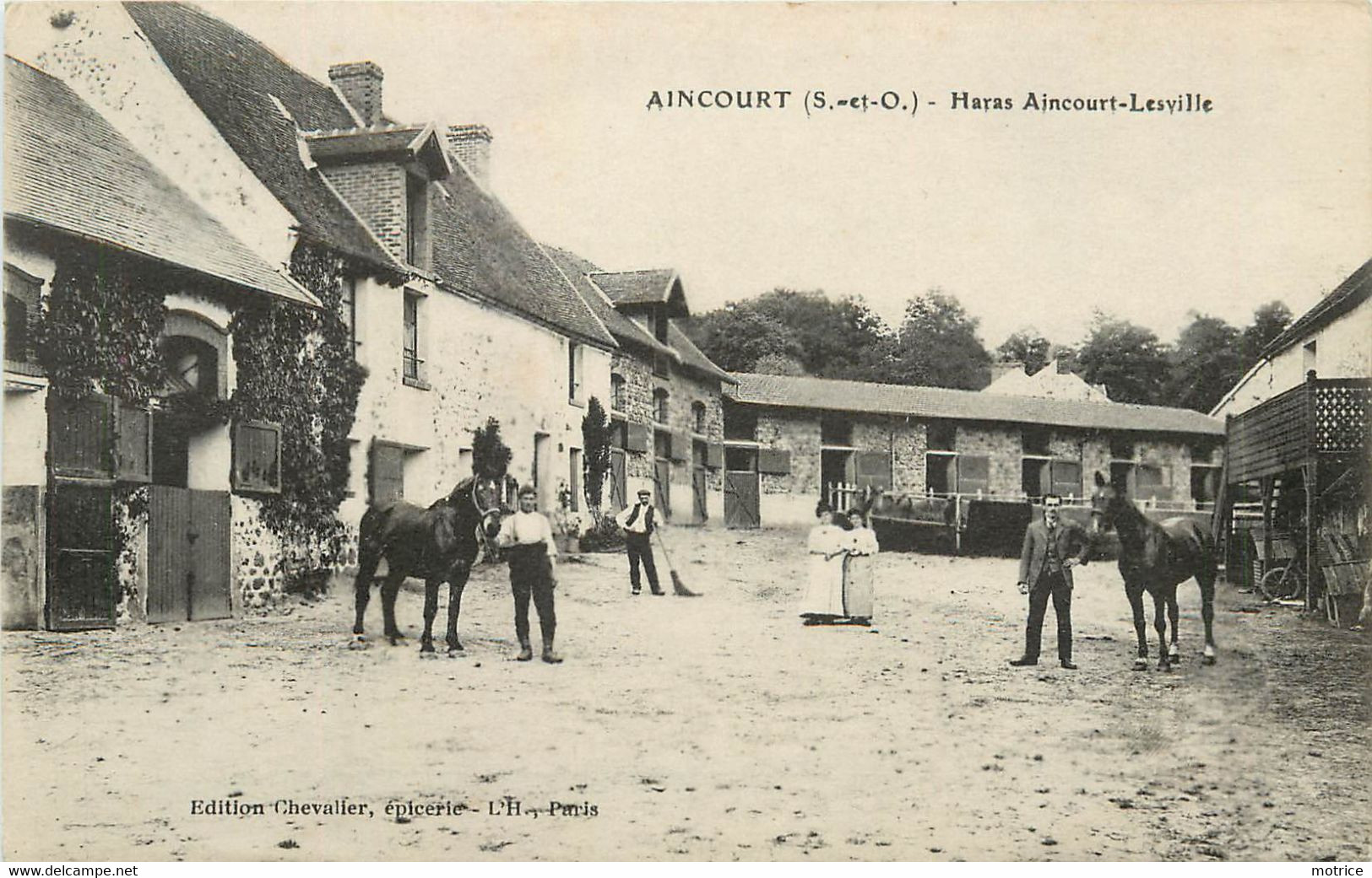 AINCOURT - Haras Aincourt-Lesville. - Aincourt