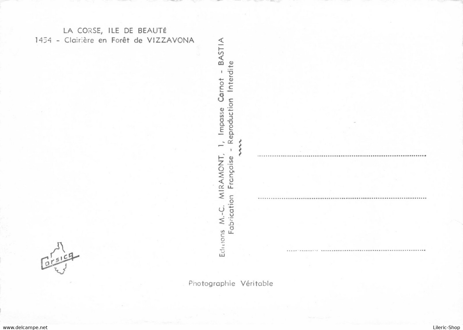 [20] [2B] Haute Corse > Clairière En Forêt De VIZZAVONA Cpsm  ± 1960 ♥♥♥ - Autres & Non Classés