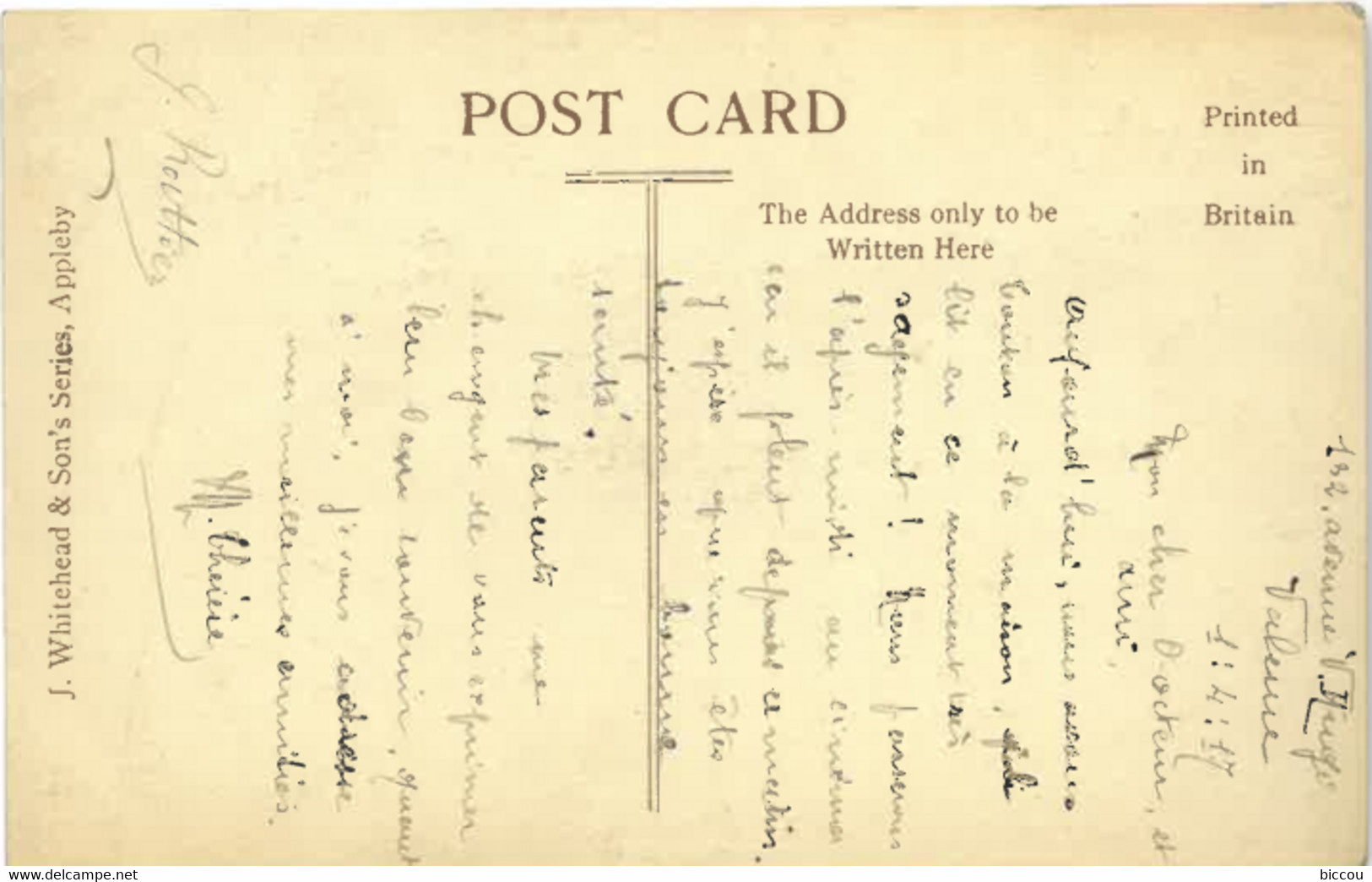 Cpa Post Card 1917 - The Vale Of Tempe, APPLEBY - Appleby-in-Westmorland