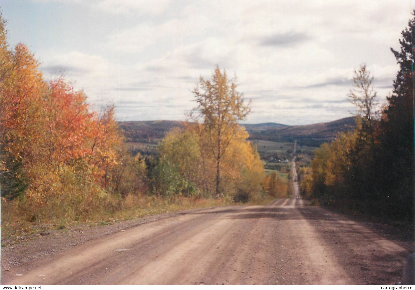 Postcard Canada Quebec Matapedia Valley Albertville Picturesque Autumn Scenery - Gaspé