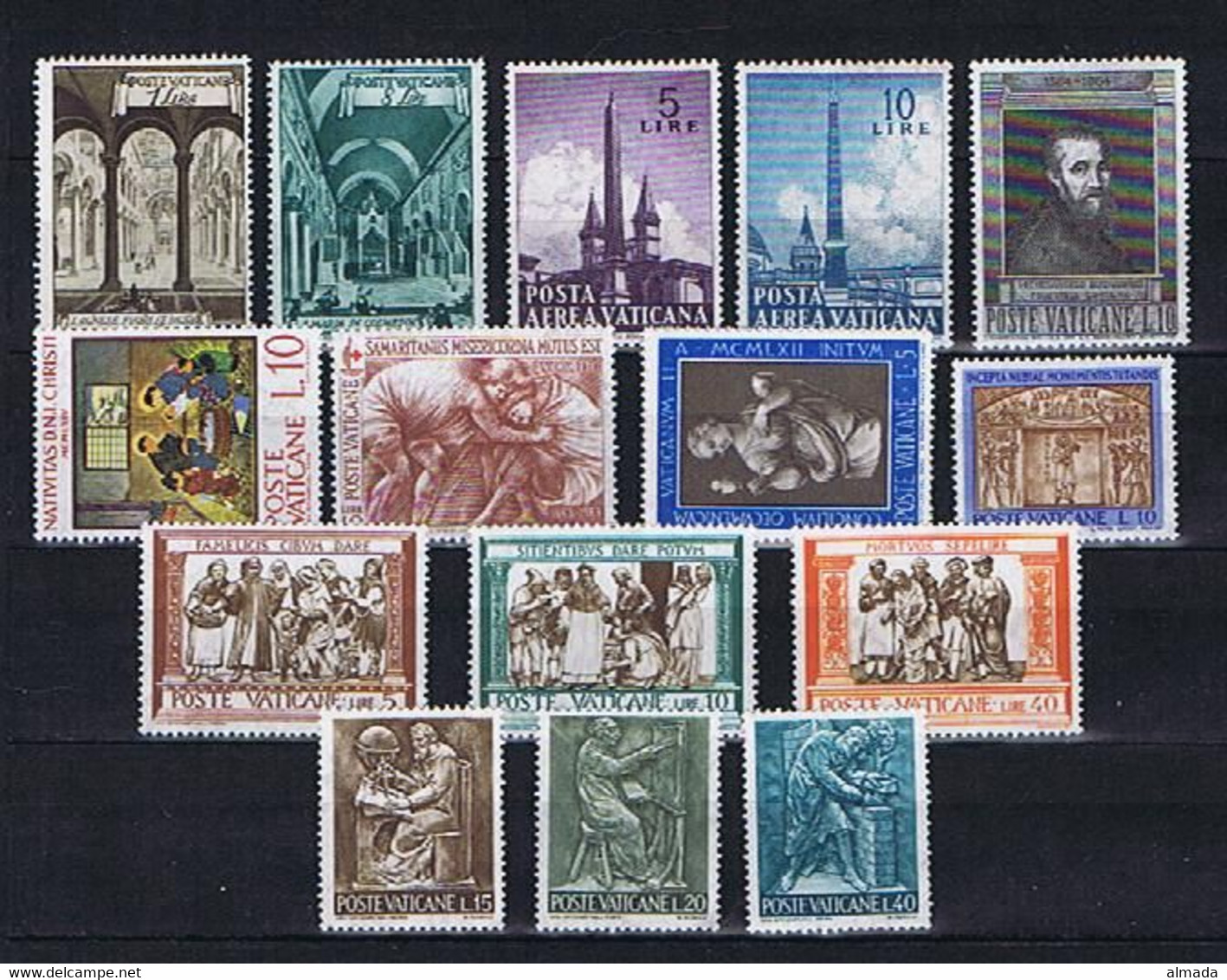 Vatican City: 15 Diff. ** Mnh, Postfrisch - Verzamelingen