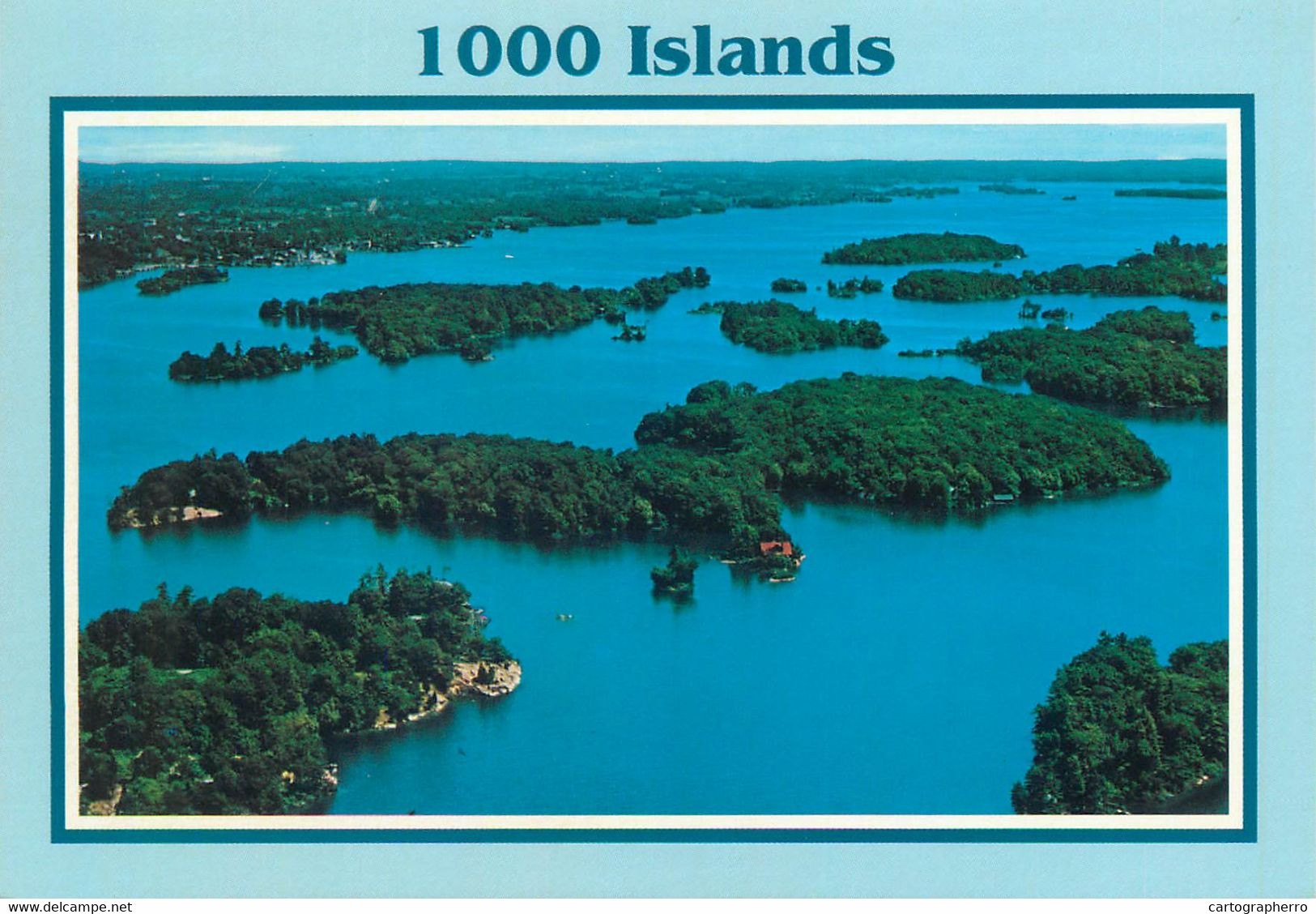 Postcard Canada 1000 Islands Panoramic View - Thousand Islands