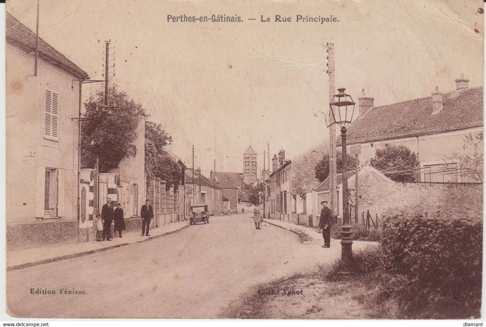 PERTHES EN GATINAIS (77) - La Rue Principale - En L'état - Perthes