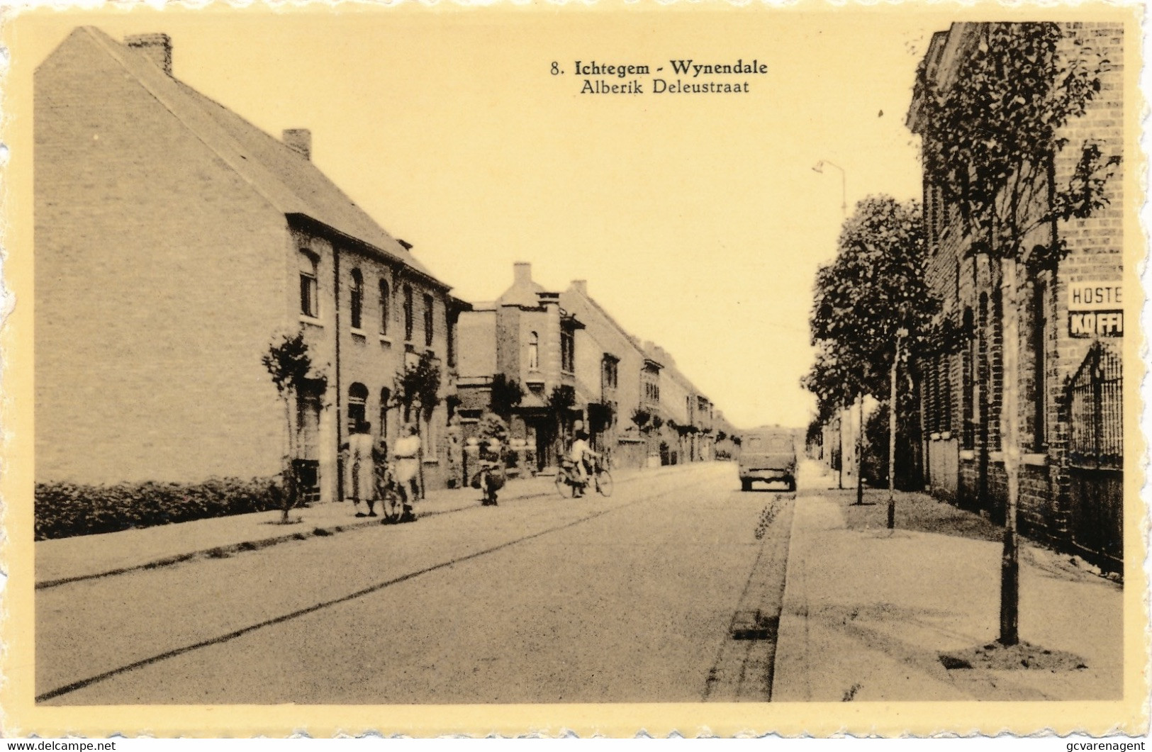 ICHTEGEM WYNENDALE   ALBERIK DELEUSTRAAT     2 SCANS - Ichtegem